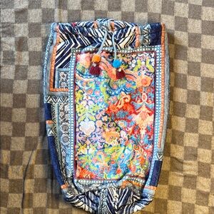 Johnny Was Multicolor Hobo Bag